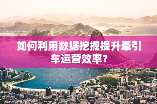 如何利用数据挖掘提升牵引车运营效率？