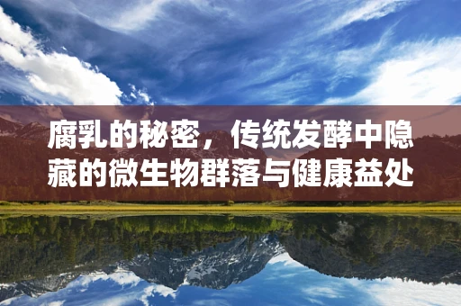腐乳的秘密，传统发酵中隐藏的微生物群落与健康益处