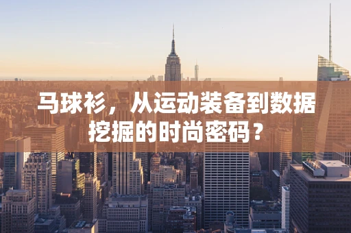 马球衫，从运动装备到数据挖掘的时尚密码？