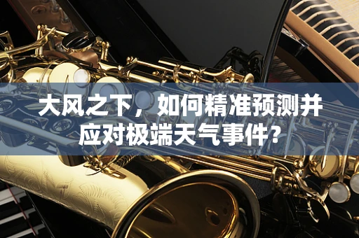 大风之下，如何精准预测并应对极端天气事件？