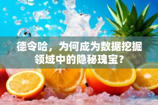 德令哈，为何成为数据挖掘领域中的隐秘瑰宝？