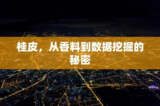 桂皮，从香料到数据挖掘的秘密