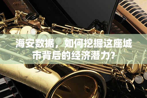 海安数据，如何挖掘这座城市背后的经济潜力？