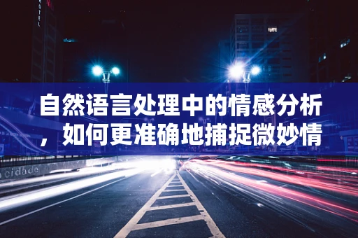 自然语言处理中的情感分析，如何更准确地捕捉微妙情感？