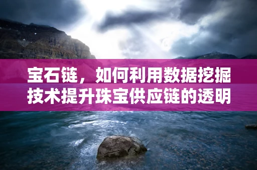 宝石链，如何利用数据挖掘技术提升珠宝供应链的透明度与效率？