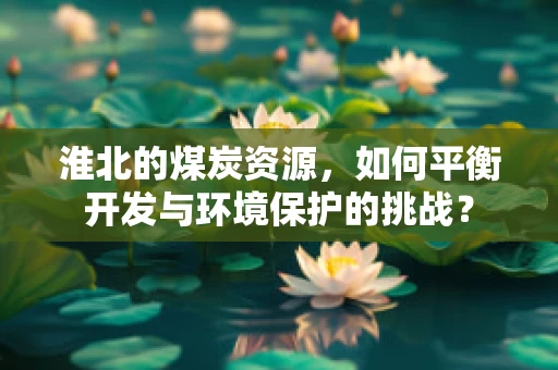 淮北的煤炭资源，如何平衡开发与环境保护的挑战？