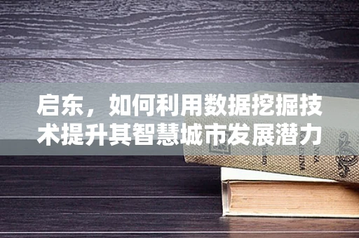 启东，如何利用数据挖掘技术提升其智慧城市发展潜力？