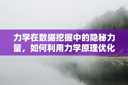 力学在数据挖掘中的隐秘力量，如何利用力学原理优化算法效率？