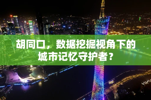胡同口，数据挖掘视角下的城市记忆守护者？
