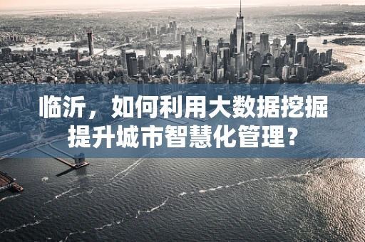 临沂，如何利用大数据挖掘提升城市智慧化管理？