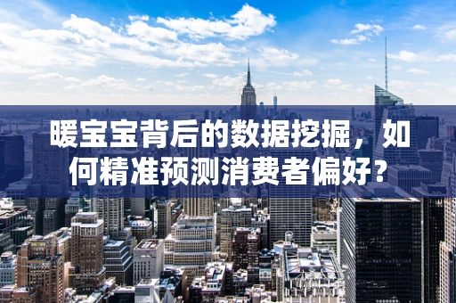 暖宝宝背后的数据挖掘，如何精准预测消费者偏好？