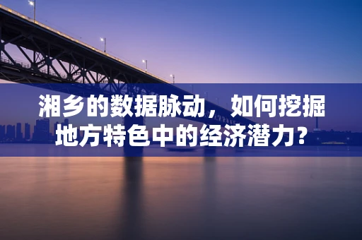 湘乡的数据脉动，如何挖掘地方特色中的经济潜力？