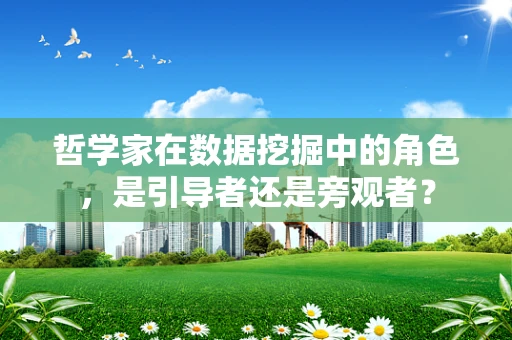 哲学家在数据挖掘中的角色，是引导者还是旁观者？