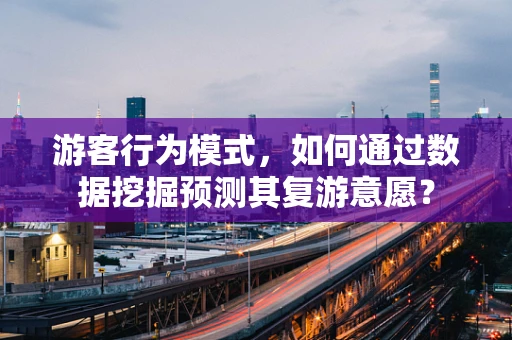游客行为模式，如何通过数据挖掘预测其复游意愿？
