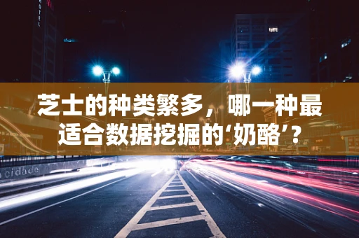 芝士的种类繁多，哪一种最适合数据挖掘的‘奶酪’？