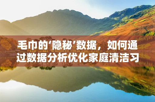 毛巾的‘隐秘’数据，如何通过数据分析优化家庭清洁习惯？