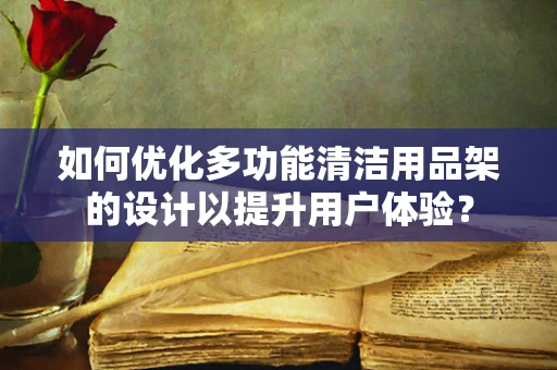 如何优化多功能清洁用品架的设计以提升用户体验？