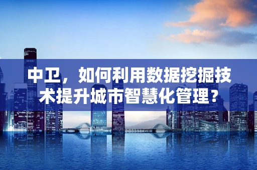 中卫，如何利用数据挖掘技术提升城市智慧化管理？