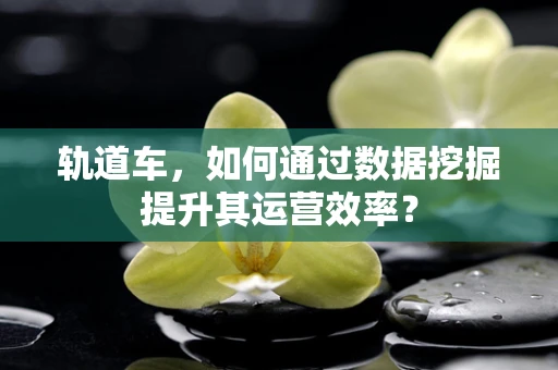轨道车，如何通过数据挖掘提升其运营效率？