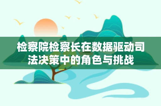 检察院检察长在数据驱动司法决策中的角色与挑战