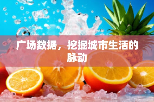 广场数据，挖掘城市生活的脉动