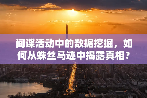 间谍活动中的数据挖掘，如何从蛛丝马迹中揭露真相？