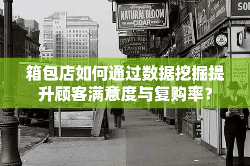 箱包店如何通过数据挖掘提升顾客满意度与复购率？