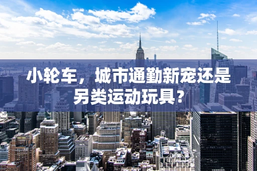 小轮车，城市通勤新宠还是另类运动玩具？