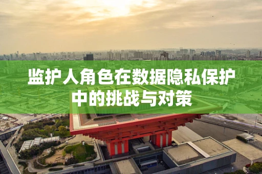 监护人角色在数据隐私保护中的挑战与对策