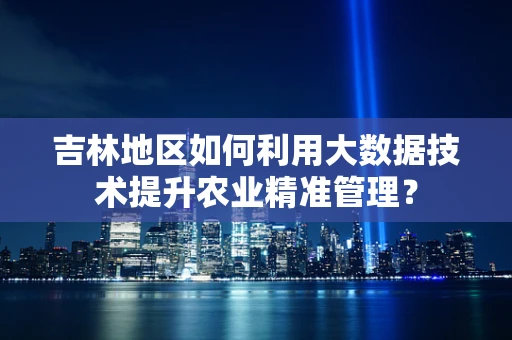 吉林地区如何利用大数据技术提升农业精准管理？