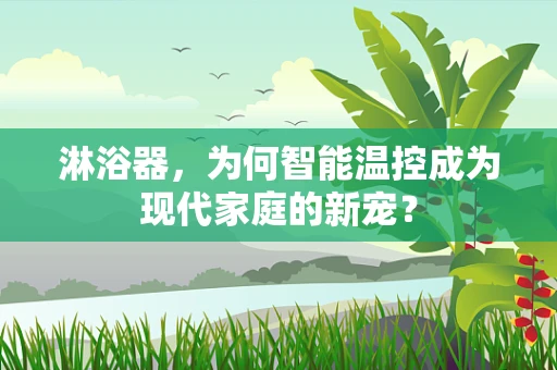 淋浴器，为何智能温控成为现代家庭的新宠？
