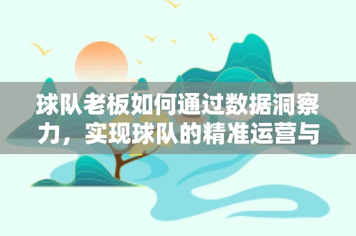 球队老板如何通过数据洞察力，实现球队的精准运营与决策？