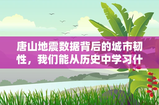 唐山地震数据背后的城市韧性，我们能从历史中学习什么？