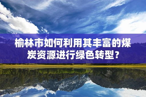榆林市如何利用其丰富的煤炭资源进行绿色转型？