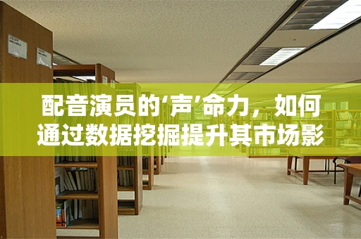 配音演员的‘声’命力，如何通过数据挖掘提升其市场影响力？