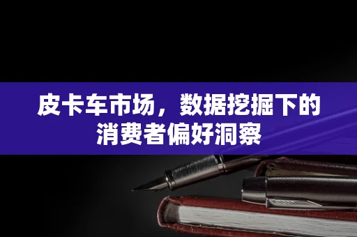皮卡车市场，数据挖掘下的消费者偏好洞察