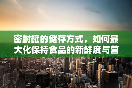 密封罐的储存方式，如何最大化保持食品的新鲜度与营养？