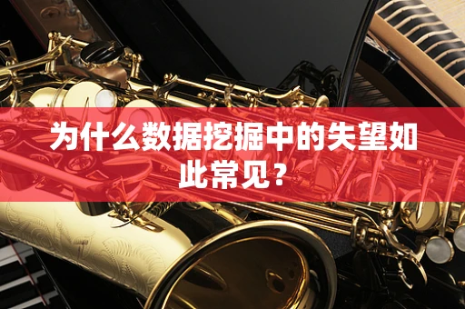 为什么数据挖掘中的失望如此常见？