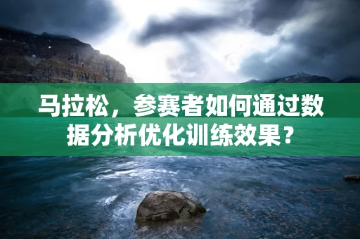 马拉松，参赛者如何通过数据分析优化训练效果？