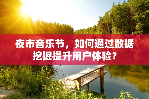 夜市音乐节，如何通过数据挖掘提升用户体验？