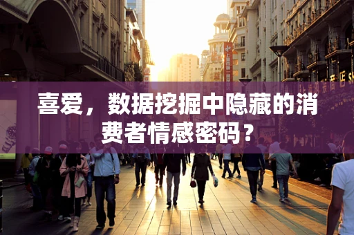 喜爱，数据挖掘中隐藏的消费者情感密码？