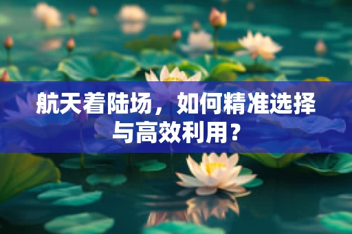 航天着陆场，如何精准选择与高效利用？