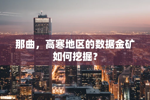那曲，高寒地区的数据金矿如何挖掘？
