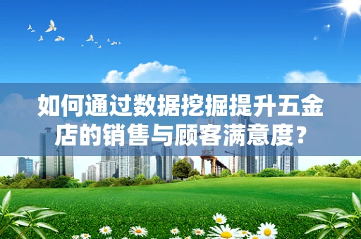 如何通过数据挖掘提升五金店的销售与顾客满意度？