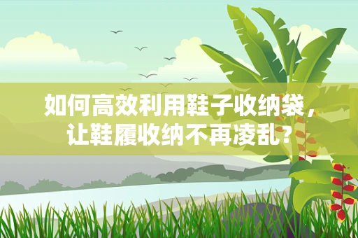 如何高效利用鞋子收纳袋，让鞋履收纳不再凌乱？