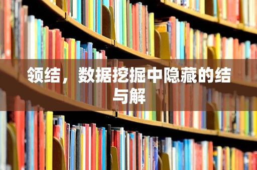 领结，数据挖掘中隐藏的结与解