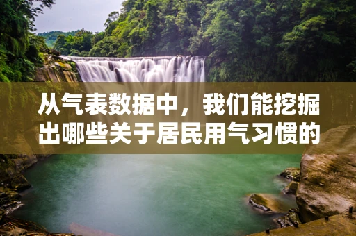从气表数据中，我们能挖掘出哪些关于居民用气习惯的秘密？