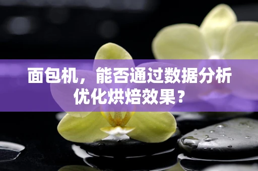 面包机，能否通过数据分析优化烘焙效果？