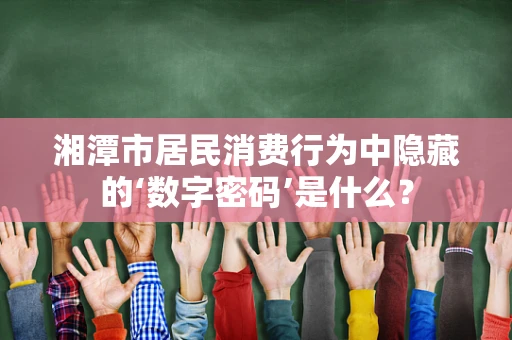 湘潭市居民消费行为中隐藏的‘数字密码’是什么？
