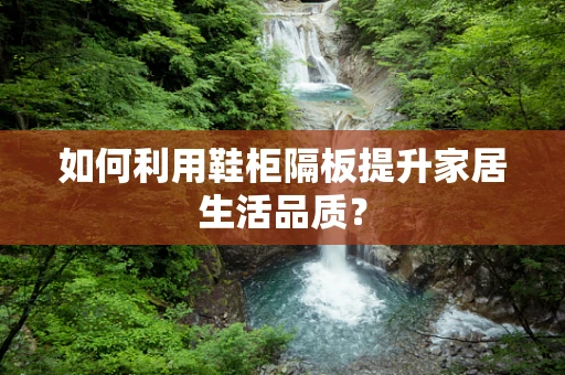 如何利用鞋柜隔板提升家居生活品质？